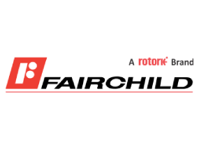 Falex.pt - Logotipo da marca Fairchild: pneumática industrial de precisão