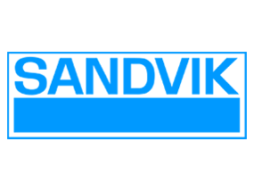 Falex.pt - Logotipo da marca Sandvik: engenharia de alta tecnologia