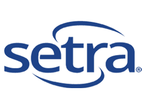 Falex as nossas marcas Logotipo da marca Setra: sensores de pressão